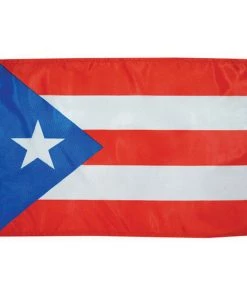 TAYLOR MADE Puerto Rico Courtesy Flag, 12" x 18"