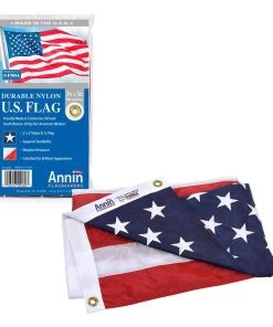ANNIN FLAGMAKERS U.S. Flag with Embroidered Stars