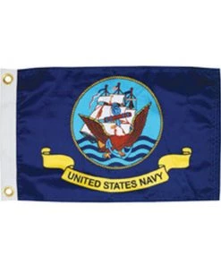 TAYLOR MADE U.S. Navy Novelty Flag, 12" x 18"