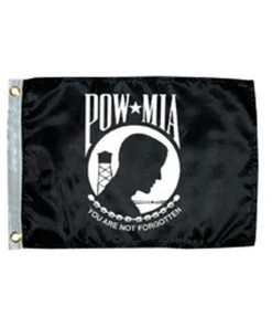 TAYLOR MADE POW/MIA Novelty Flag 12" x 18"
