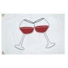 TAYLOR MADE Wine Glass Novelty Flag -Outdoor Living shop 11712940