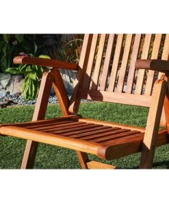 SEATEAK Avalon Teak Folding Deck Armchair -Outdoor Living shop 12965372 4 1500