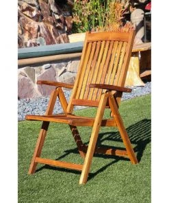 SEATEAK Avalon Teak Folding Deck Armchair -Outdoor Living shop 12965372 6 1500