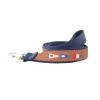 ZEPPELIN Pennant Embroidered Leather Dog Leash -Outdoor Living shop 13950480 LRG
