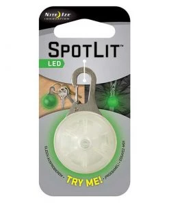NITE IZE SpotLit LED Carabiner Light, Green
