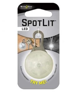 NITE IZE SpotLit LED Carabiner Light, White