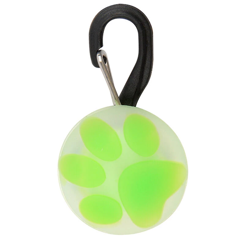 NITE IZE PetLit LED Collar Light, Lime Paw 3 NITE IZE PetLit LED Collar Light, Lime Paw