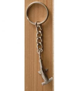 MARINE SPORTS Solid Pewter Hammerhead Key Chain