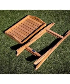 SEATEAK Teak Folding Tray -Outdoor Living shop 16225385 5 1500