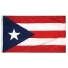 ANNIN FLAGMAKERS 12" x 18" Puerto Rico Courtesy Flag -Outdoor Living shop 176508 1500.24062021050021