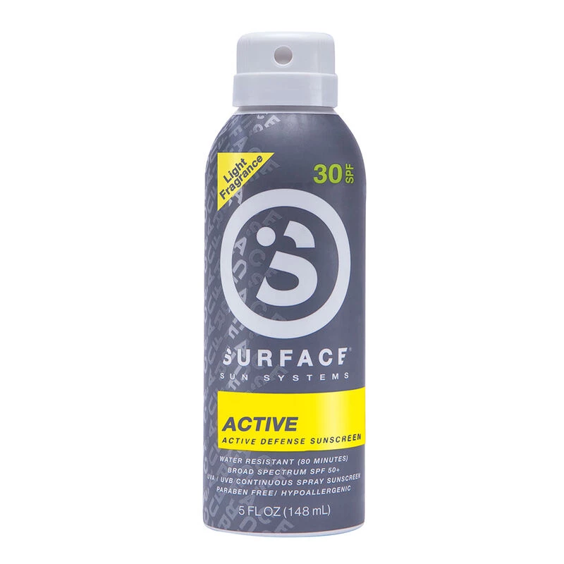 SURFACE PRODUCTS CORP. SPF 30 Active Spray Sunscreen, 5 oz. 3 SURFACE PRODUCTS CORP. SPF 30 Active Spray Sunscreen, 5 oz.