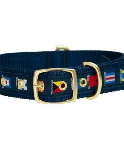 LEATHER MAN Code Flag Dog Collars