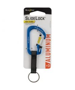 NITE IZE SlideLock® KeyRing Aluminum - Blue -Outdoor Living shop 19273549 3 1500.30112018030032