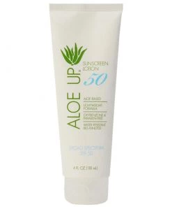 ALOE UP SPF 50 White Line Sunscreen Lotion, 4 oz.