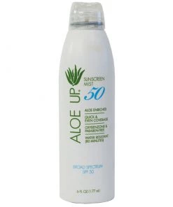 ALOE UP SPF 50 White Line Sunscreen Spray, 6 oz.