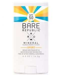 BARE REPUBLIC Mineral SPF 50 Sport Stick, .5oz.