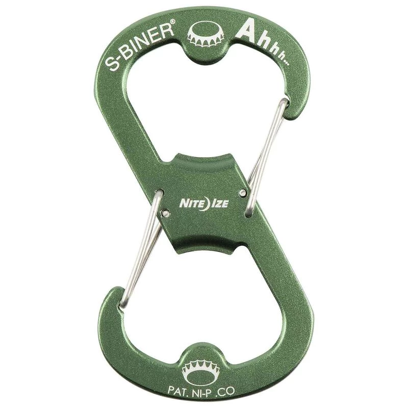NITE IZE Ahhh...™ Aluminum Bottle Opener S-Biner 3 NITE IZE Ahhh...™ Aluminum Bottle Opener S-Biner