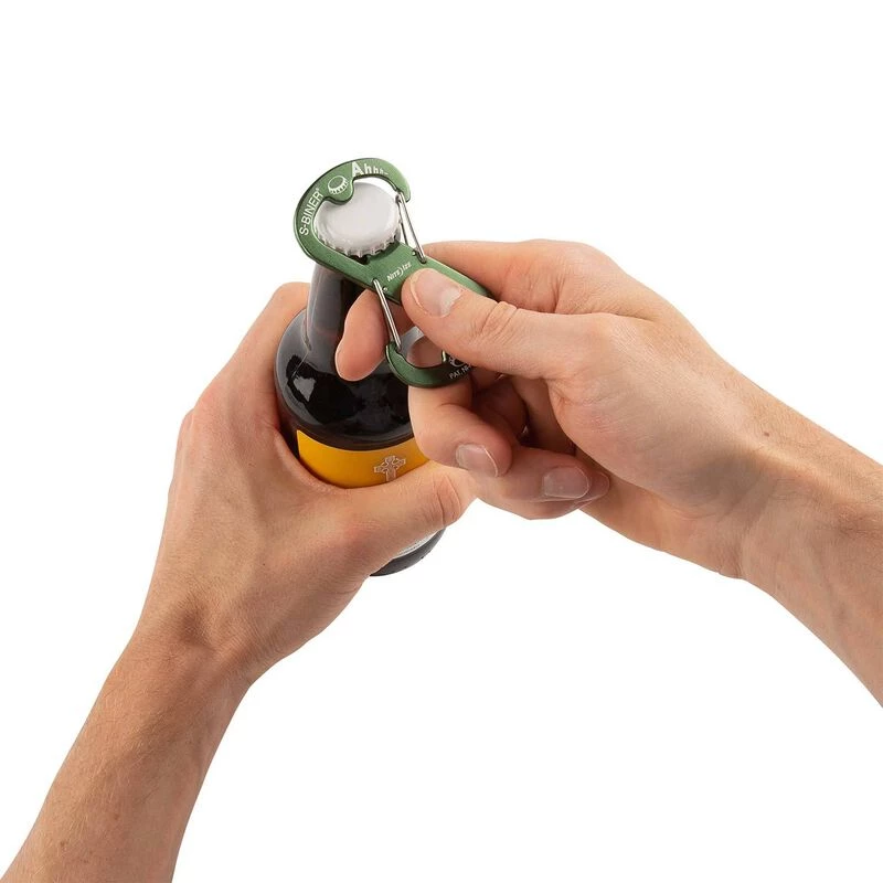 NITE IZE Ahhh...™ Aluminum Bottle Opener S-Biner 4 NITE IZE Ahhh...™ Aluminum Bottle Opener S-Biner - Image 2