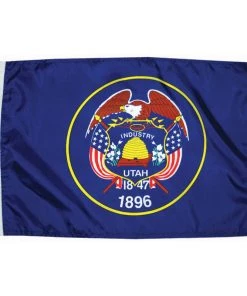 TAYLOR MADE Utah State Flag, 12" x 18"