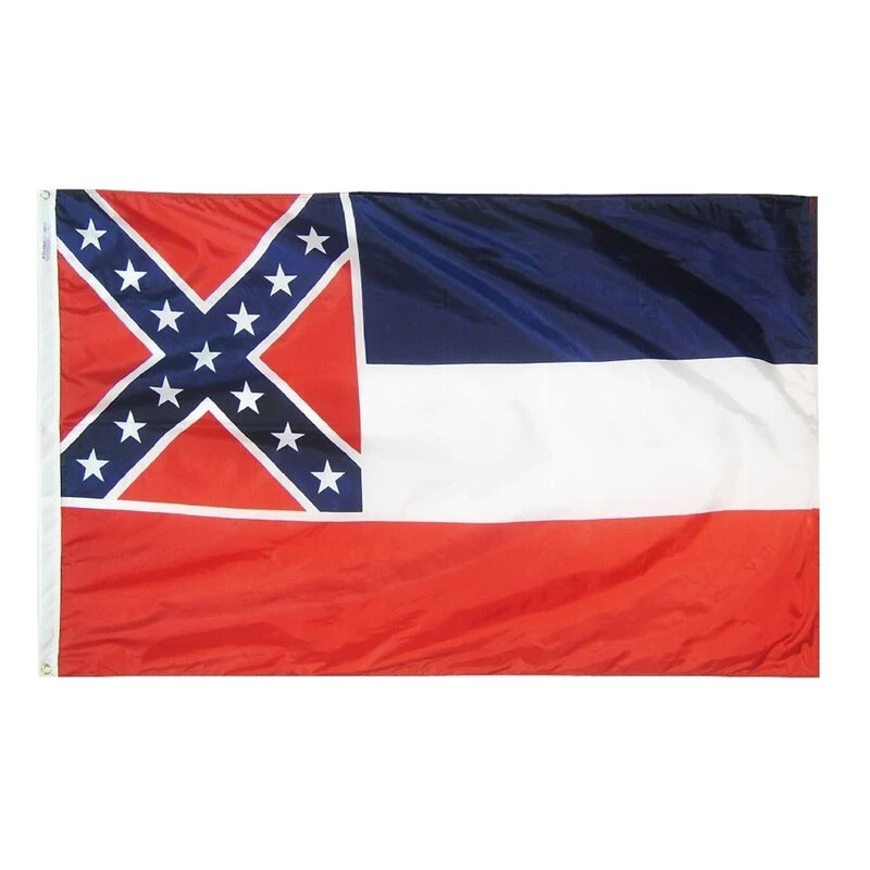 ANNIN FLAGMAKERS 12" x 18" Mississippi State Flag 3 ANNIN FLAGMAKERS 12" x 18" Mississippi State Flag