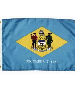 ANNIN FLAGMAKERS 12" x 18" Delaware State Flag