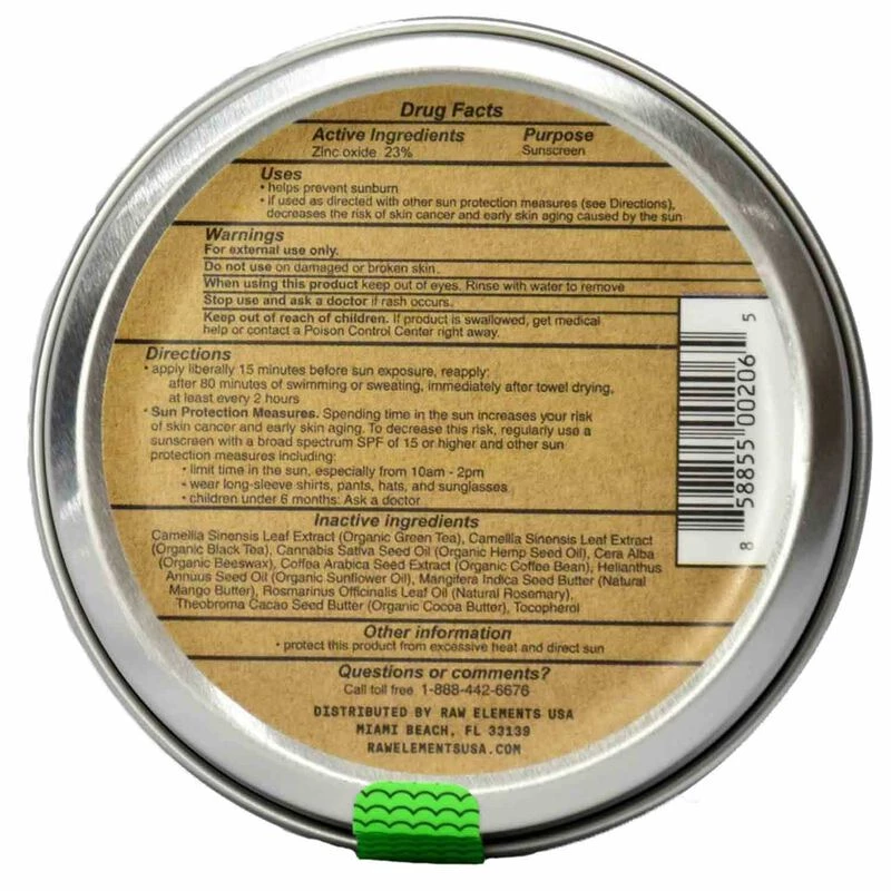 RAW ELEMENTS SPF 30 Face and Body Sunscreen Tin 4 RAW ELEMENTS SPF 30 Face and Body Sunscreen Tin - Image 2