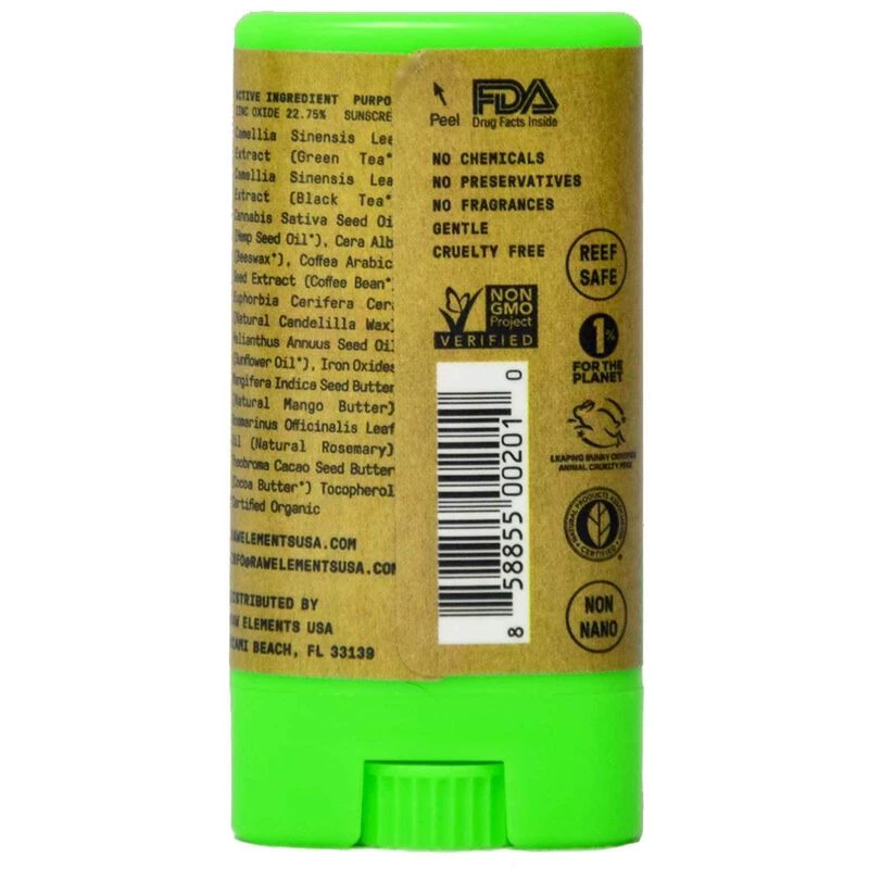 RAW ELEMENTS SPF 30 ECO Face Stick Sunscreen 4 RAW ELEMENTS SPF 30 ECO Face Stick Sunscreen - Image 2