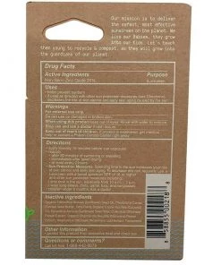 RAW ELEMENTS SPF 30 Baby + Kids Certified Natural Sunscreen Stick -Outdoor Living shop 19951722 5 1500.21022020033142