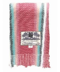 SENOR LOPEZ 75" x 58" Beach Blanket, Redondo Red