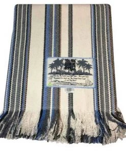SENOR LOPEZ 75" x 58" Beach Blanket, Chimichanga Blue