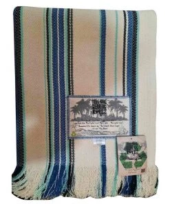 SENOR LOPEZ 75" x 58" Beach Blanket, Pechanga Blue