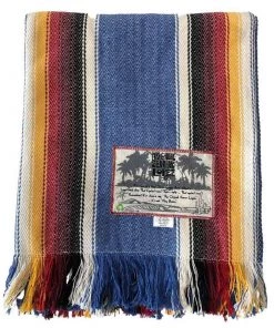 SENOR LOPEZ 75" x 58" Beach Blanket, Redondo Blue