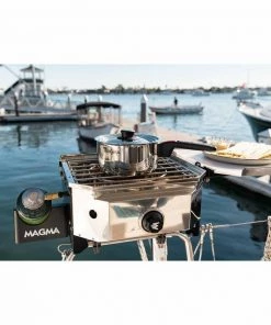 MAGMA Marine Crossover Single Burner Firebox Grill -Outdoor Living shop 20517173 8