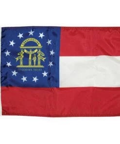 TAYLOR MADE Georgia State Flag, 12" x 18"