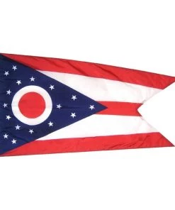 ANNIN FLAGMAKERS 12" x 18" Ohio State Flag