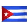 ANNIN FLAGMAKERS 12" x 18" Cuba Courtesy Flag -Outdoor Living shop 325029 1500.24062021050025