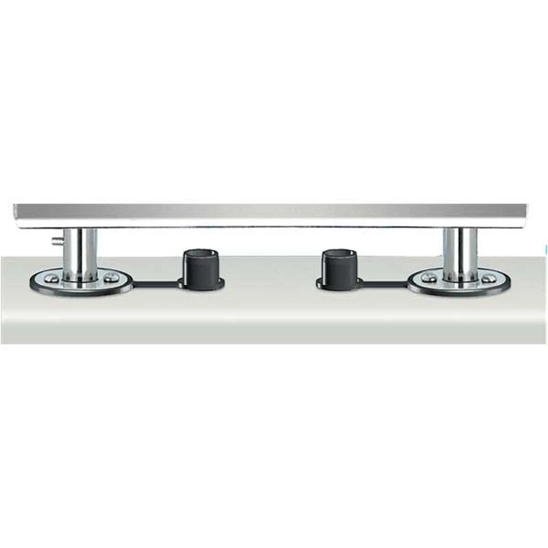 MAGMA Dual Flush Deck Socket Table Mount, Locking 3 MAGMA Dual Flush Deck Socket Table Mount, Locking