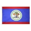 ANNIN FLAGMAKERS 12" x 18" Belize Courtesy Flag -Outdoor Living shop 3841020 1500.24062021050049