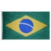 ANNIN FLAGMAKERS 12" x 18" Brazil Courtesy Flag -Outdoor Living shop 3841038 1500.24062021050052