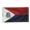 ANNIN FLAGMAKERS 12" x 18" St. Maarten Courtesy Flag -Outdoor Living shop 3841236 1500.24062021050124