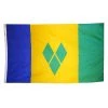 ANNIN FLAGMAKERS 12" x 18" St. Vincent Courtesy Flag -Outdoor Living shop 3841400 1500.24062021050127