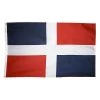 ANNIN FLAGMAKERS 12" x 18" Dominican Republic Courtesy Flag -Outdoor Living shop 4502183 v2