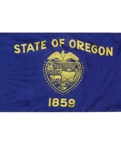 ANNIN FLAGMAKERS 12" x 18" Nylon Oregon State Flag