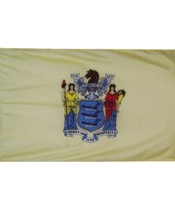 ANNIN FLAGMAKERS 12" x 18" New Jersey State Flag