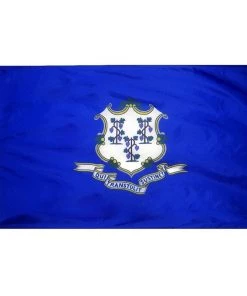 ANNIN FLAGMAKERS 12" x 18" Connecticut State Flag