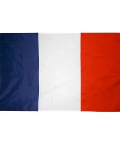 ANNIN FLAGMAKERS 12" x 18" France Courtesy Flag