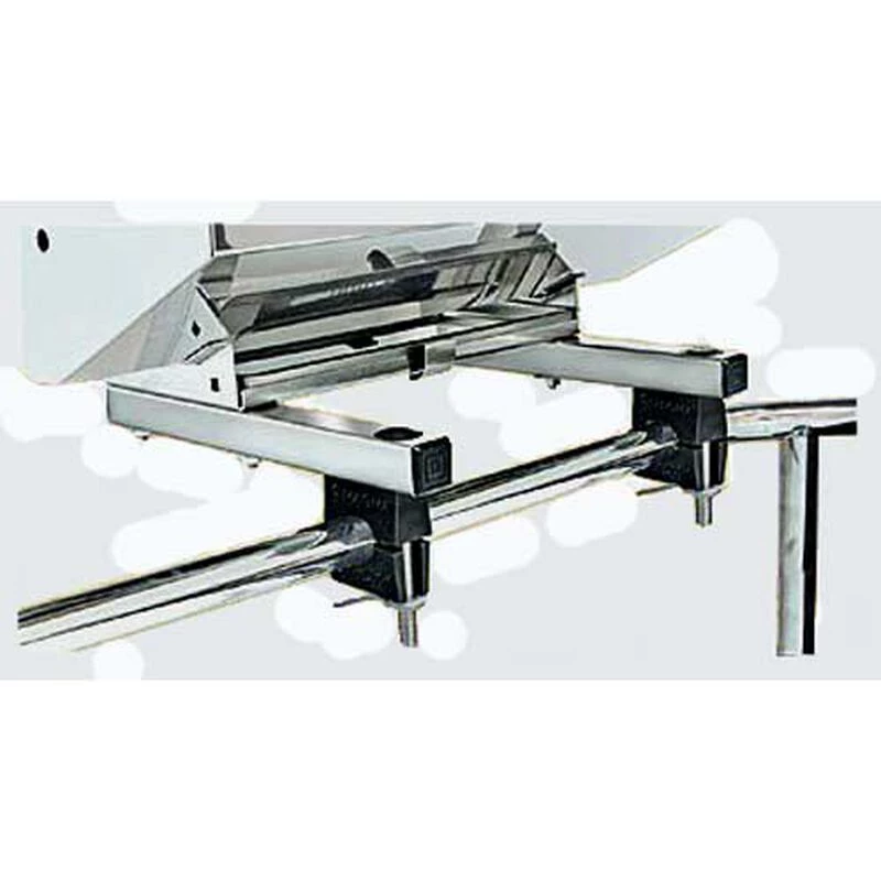Dual Extended Horizontal Round Rail Mounts for Magma Rectangular Grill 4 Dual Extended Horizontal Round Rail Mounts for Magma Rectangular Grill - Image 2