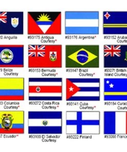 TAYLOR MADE Argentina Civil Courtesy Flags