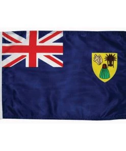 TAYLOR MADE Turks/Caicos Courtesy Flag, 12" x 18"