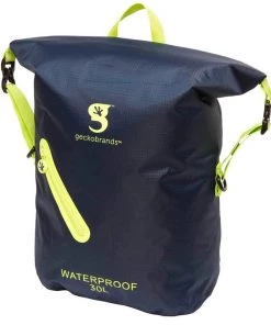GECKOBRANDS 30L Waterproof Lightweight Backpack -Outdoor Living shop P019758887 NAVY GREEN 1500.27082019113106